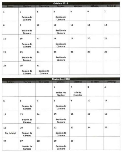 031018senado-calendario-sesiones